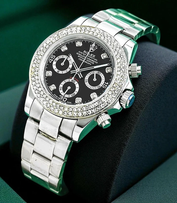 Rolex Daytona Diamond Bezel Watch 1 Pakistan