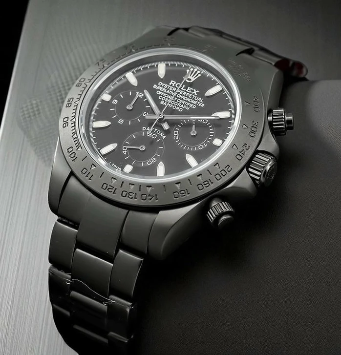 Rolex Daytona Dlc Black Watch Pakistan