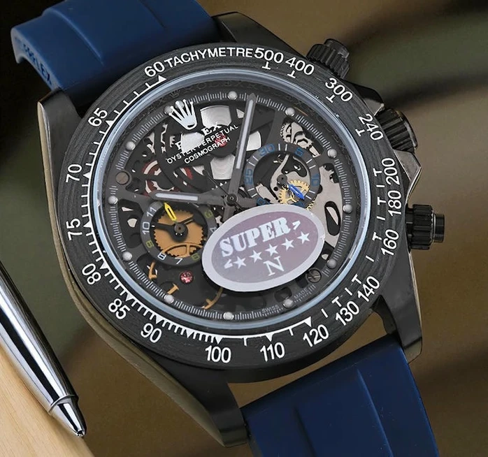 Rolex Daytona La Montoya Blue Strap Watch524 Pakistan