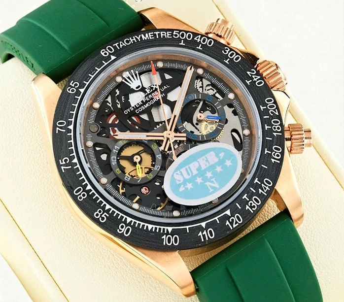 Rolex Daytona La Montoya Green Strap Watch517 Pakistan