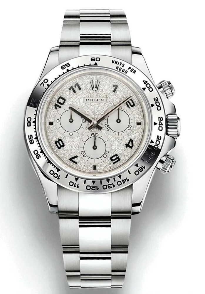 Rolex Daytona Pave Diamond Dial 40mm Watch 1 Pakistan