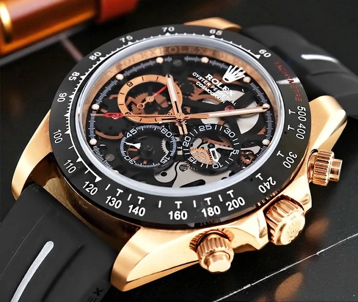 Rolex Daytona Skeleton Dial Watch450 Pakistan