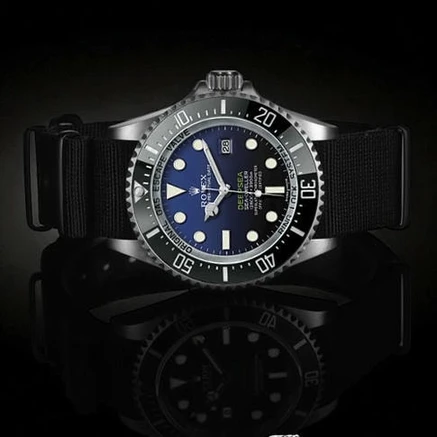 Rolex Deepsea D Blue Dial Nato Strap Watches Pakistan