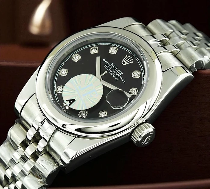 Rolex Lady Datejust Black Diamond Dial Watch2001 Pakistan