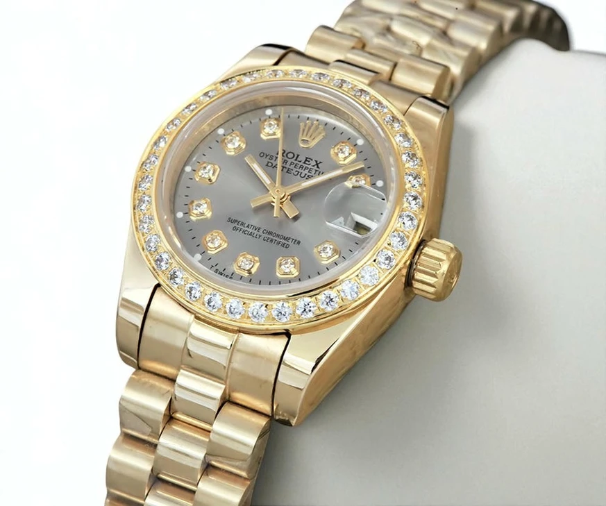 Rolex Lady Datejust Gray Dial Watch Pakistan