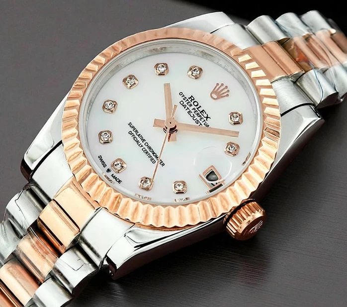 Rolex Lady Datejust Mop Diamond Dial Watch7023 Pakistan