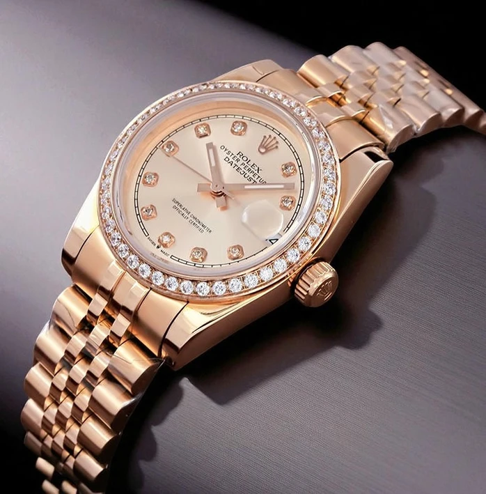 Rolex Lady Datejust Rose Gold Watch492 Pakistan