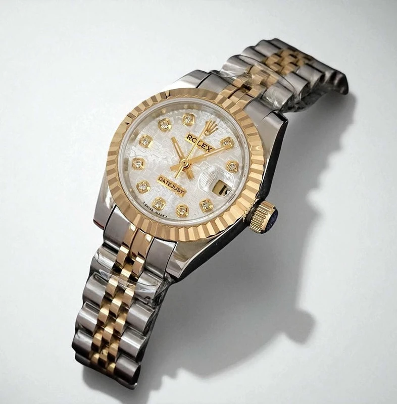 Rolex Lady Datejust Silver Dial Two Tone Watch Watches Price 116 Pakistan