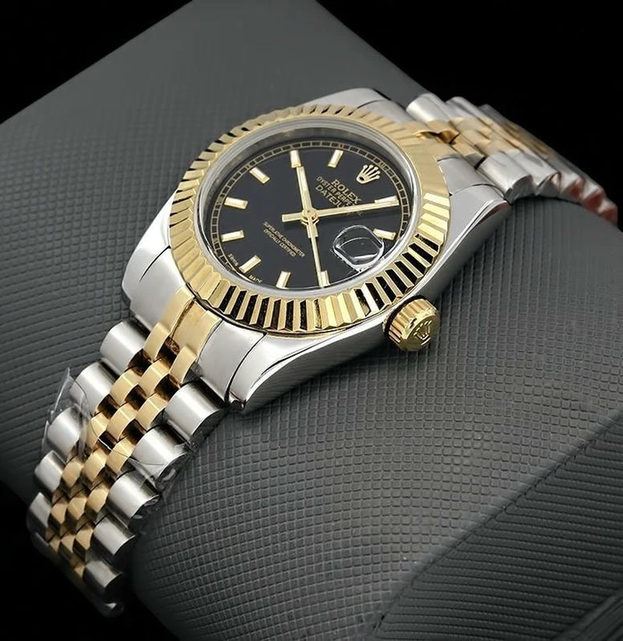 Rolex Lady Datejust Two Tone Watch Compressed Pakistan