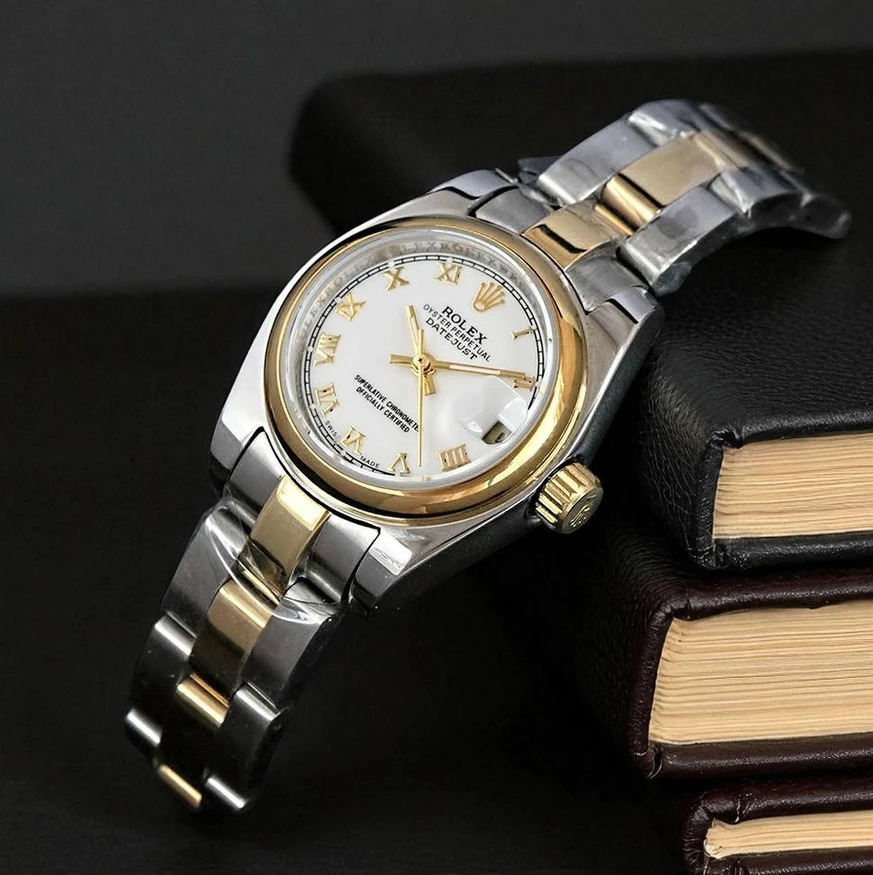 Rolex Lady Datejust Two Tone Watch Pakistan