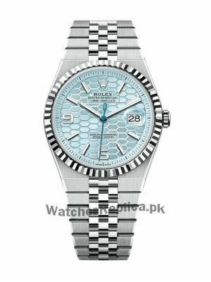 Rolex Land Dweller 127336 Platinum Ice Blue Dial 2025 Nfc With Card Watch For Men 1