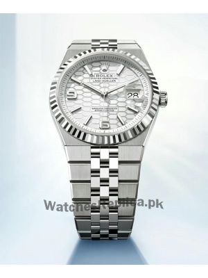 Rolex Land Dweller Watch White Dial With A Honeycomb Pattern Swiss Watch 1