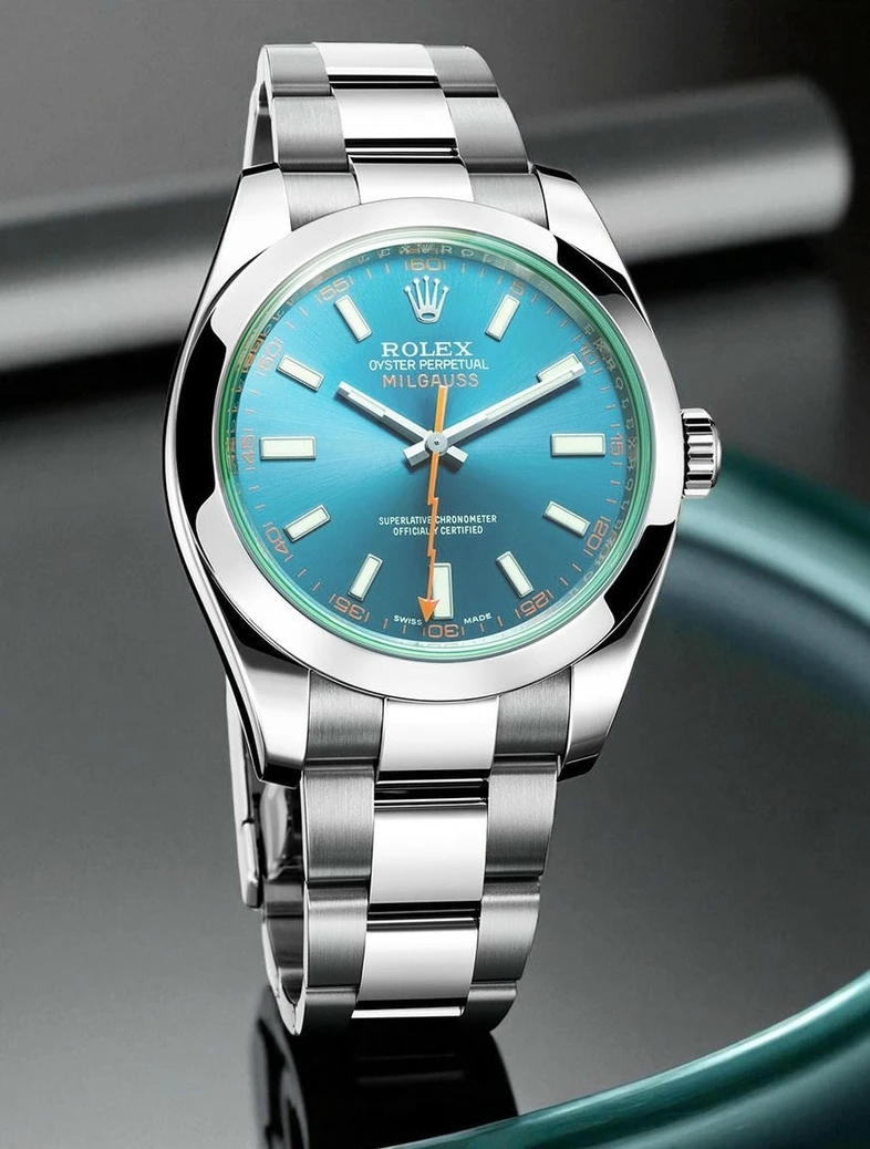 Rolex Milgauss Pro Hunter Blue Watch Pakistan