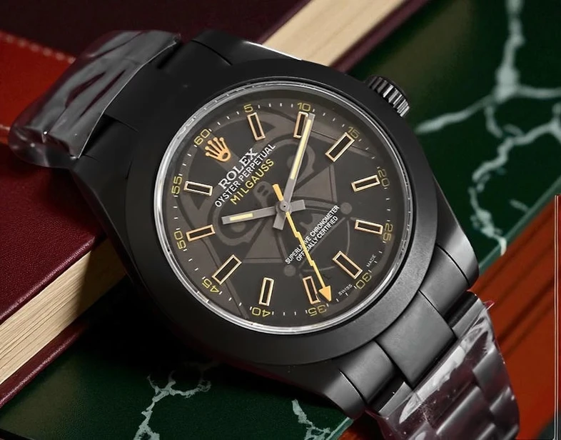 Rolex Milgauss Titan Black Watch Pakistan