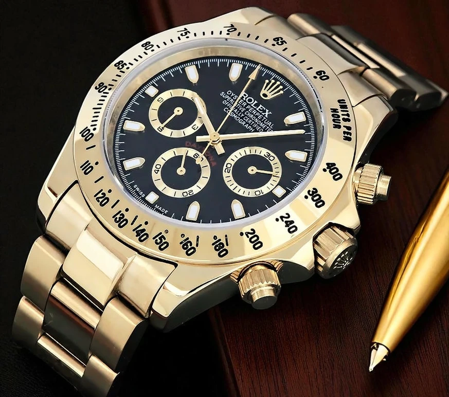 Rolex Oyster Perpetual Cosmograph Daytona Yellow Gold Watch Pakistan