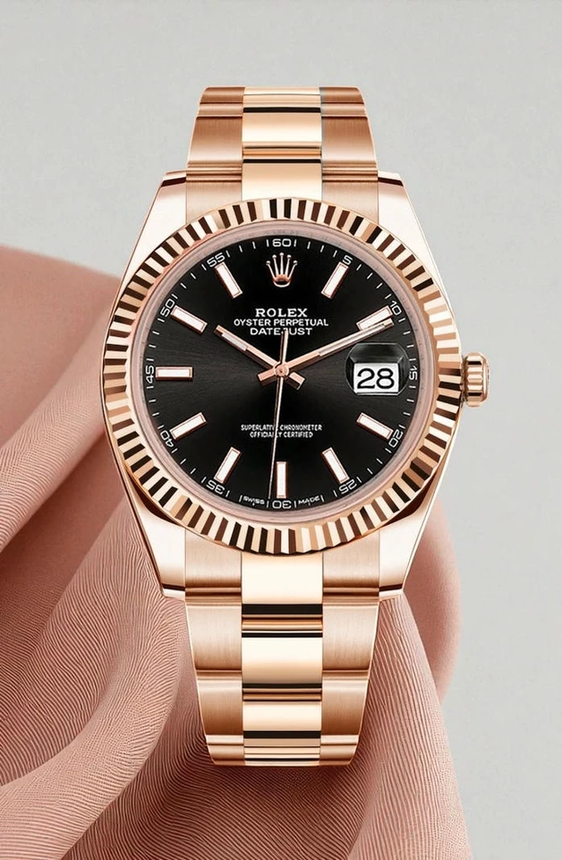 Rolex Oyster Perpetual Datejust 41 Black Dial Watch Pakistan