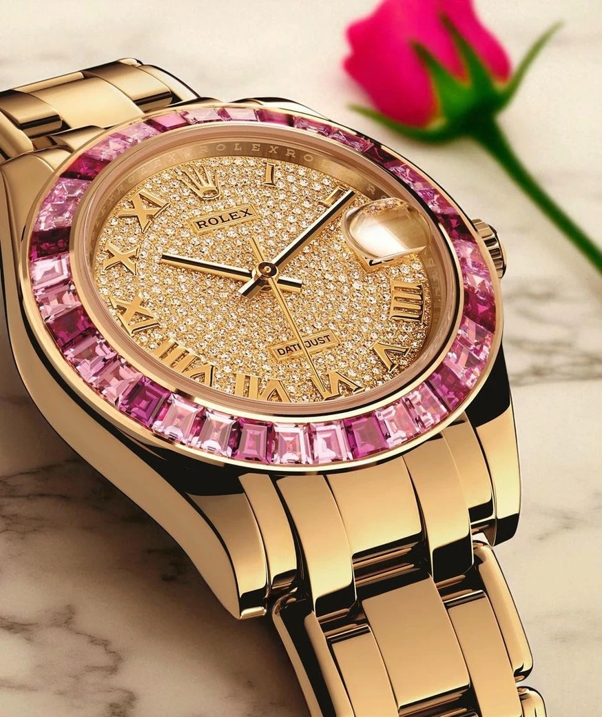 Rolex Oyster Perpetual Datejust Pearlmaster 34 Yellow Gold 2 Pakistan