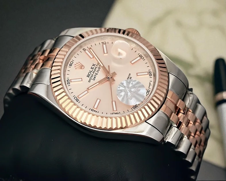 Rolex Oyster Perpetual Datejust Two Tone Swiss Watch 2 Pakistan