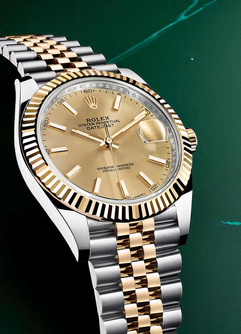 Rolex Oyster Perpetual Datejust Two Tone Watches Pakistan