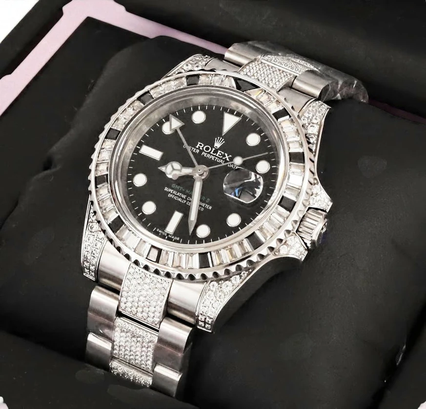 Rolex Oyster Perpetual Gmt Master Ii Diamonds Watches 116 Pakistan