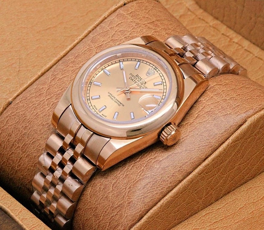 Rolex Oyster Perpetual Lady Datejust Rose Gold Watch Watches Price 116 Pakistan