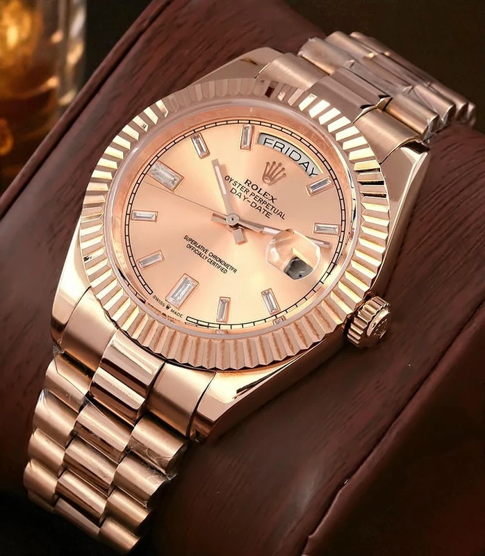 Rolex President Day Date Rose Dial Men S Watch468 Pakistan