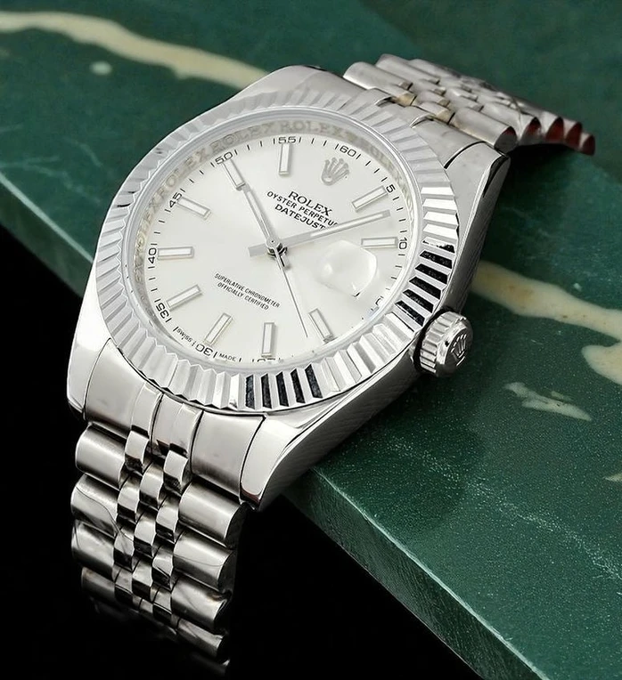 Rolex Rolesor Datejust 41 Silver Dial Watch Pakistan