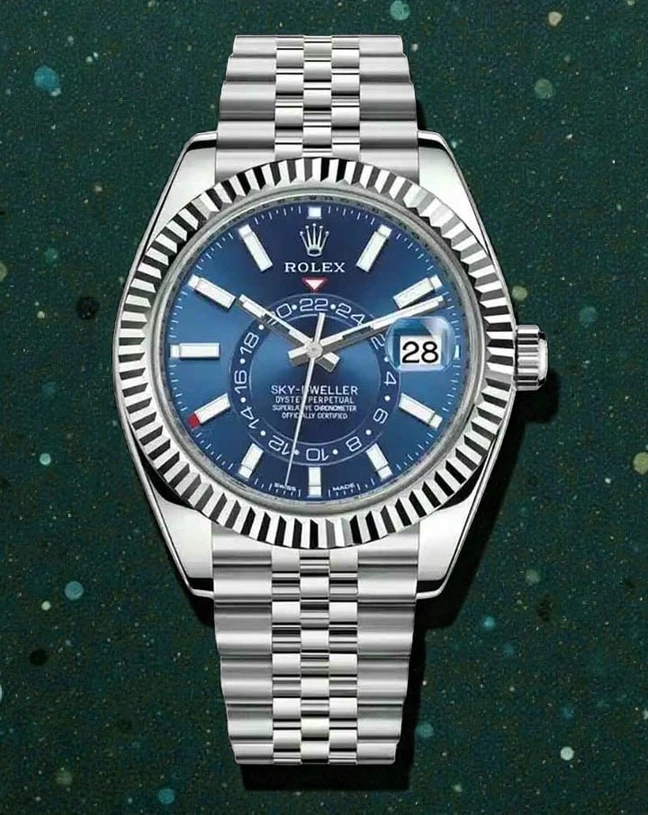 Rolex Sky Dweller Blue Dial Watch 4