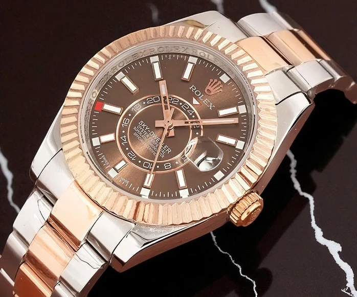 Rolex Sky Dweller Brown Dial Two Tone Pakistan