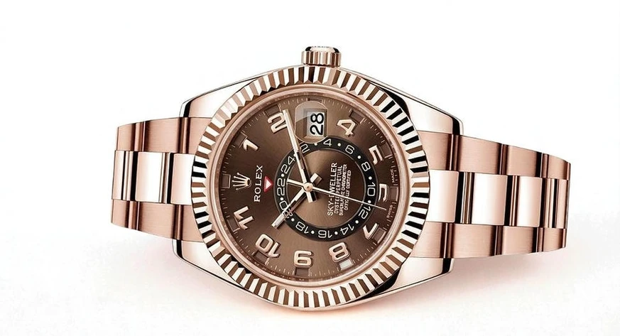 Rolex Sky Dweller Everose Gold Watch Pakistan
