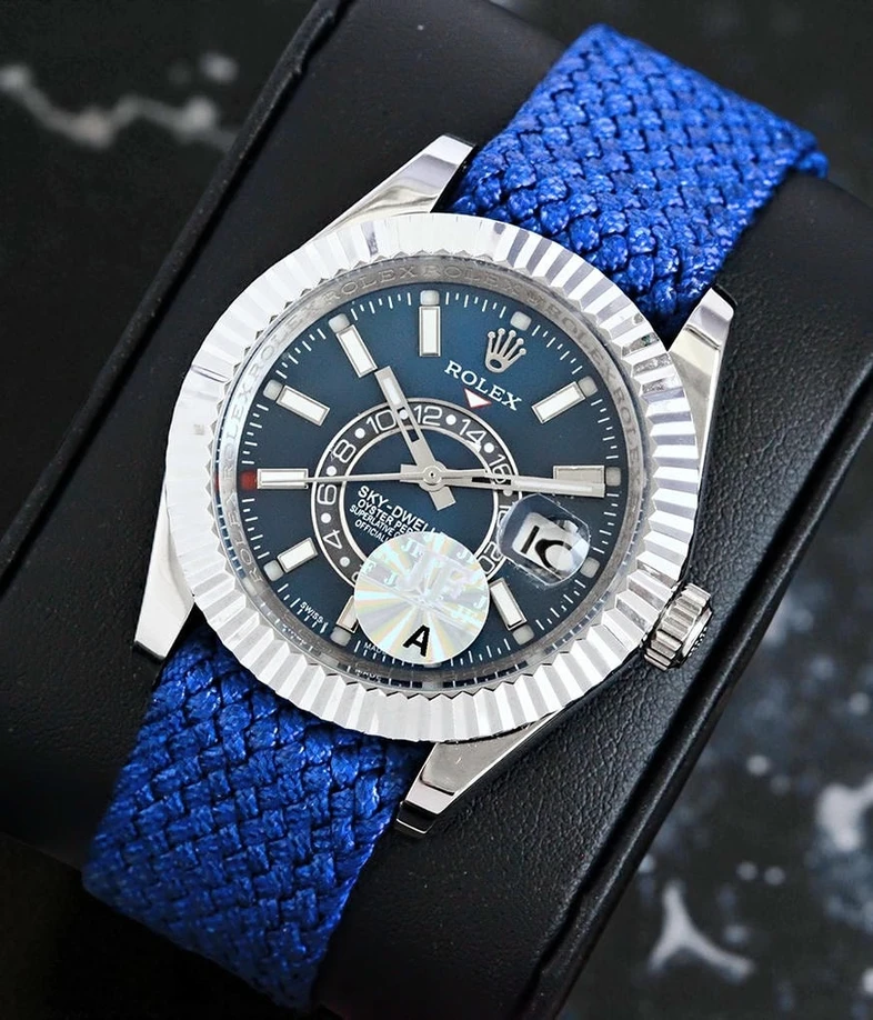 Rolex Sky Dweller Perlon Strap Watch Pakistan