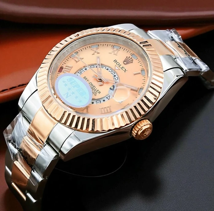Rolex Sky Dweller Rose Gold Dial Two Tone Watch285 Pakistan