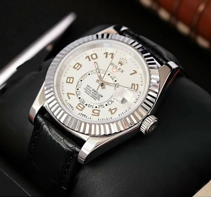 Rolex Sky Dweller White Dial Replica Watch Pakistan