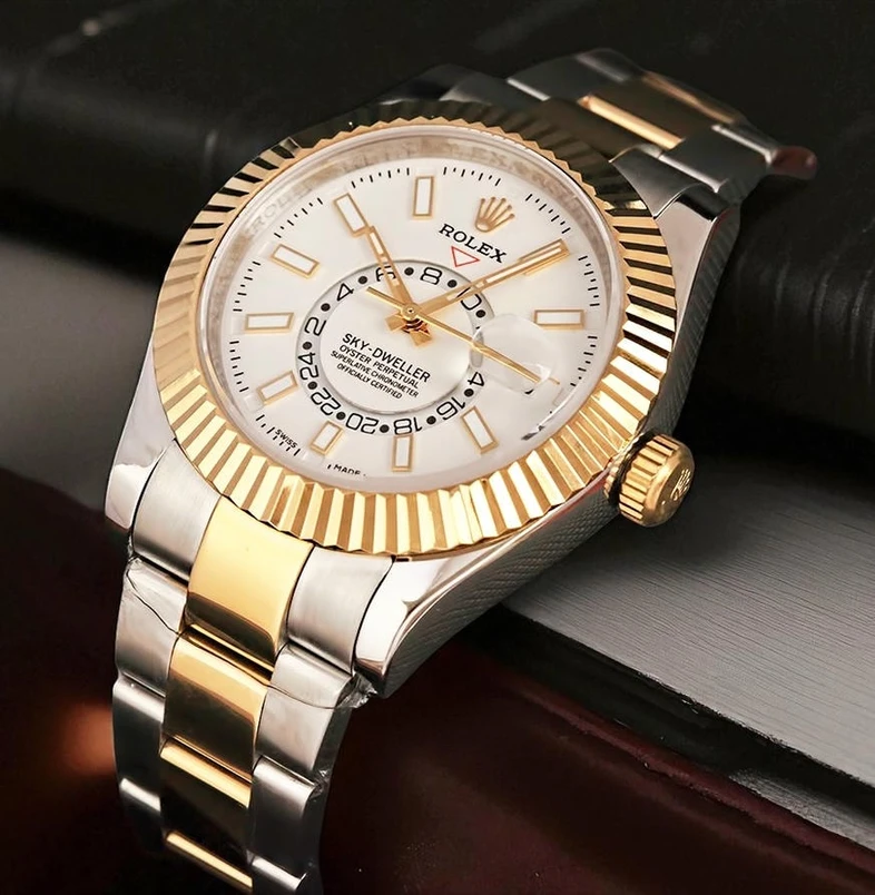 Rolex Sky Dweller White Dial Two Tone 1 Pakistan