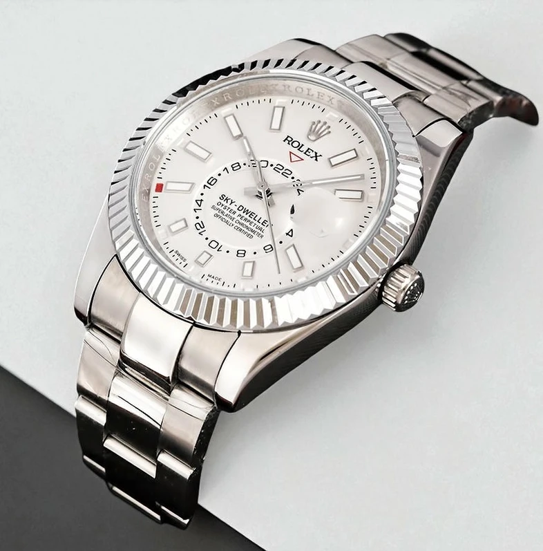 Rolex Sky Dweller White Dial Watch 3 Pakistan
