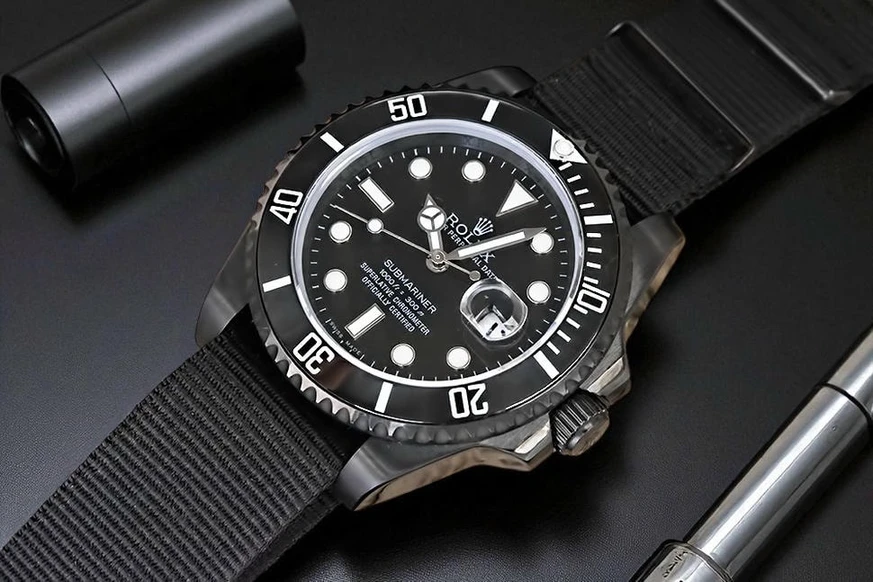 Rolex Submariner Black Nato Strap Watch Pakistan