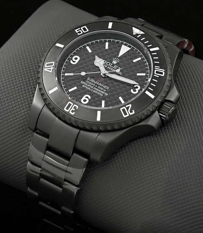 Rolex Submariner Black Pvddlc Coated Stainless Steel Watch Pakistan