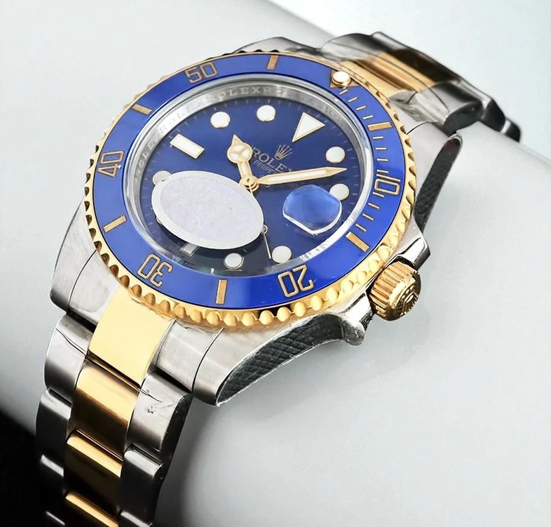 Rolex Submariner Blue Dial Watch Swiss Quality Eta Movement 2836 Pakistan