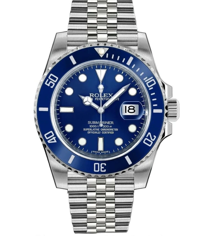 Rolex Submariner Date Blue Dial Watch Pakistan