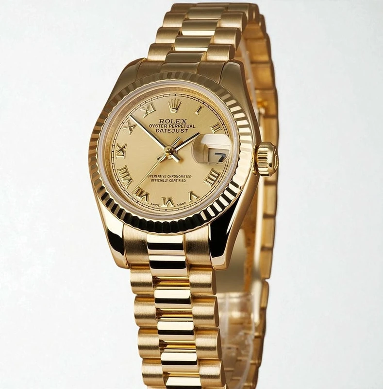 Rolex Womens Datejust Yellow Gold Replica Watch Pakistan