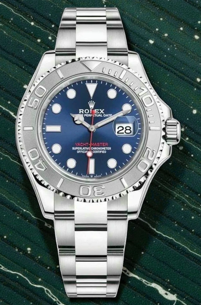 Rolex Yacht Master Blue Dial Watch 2