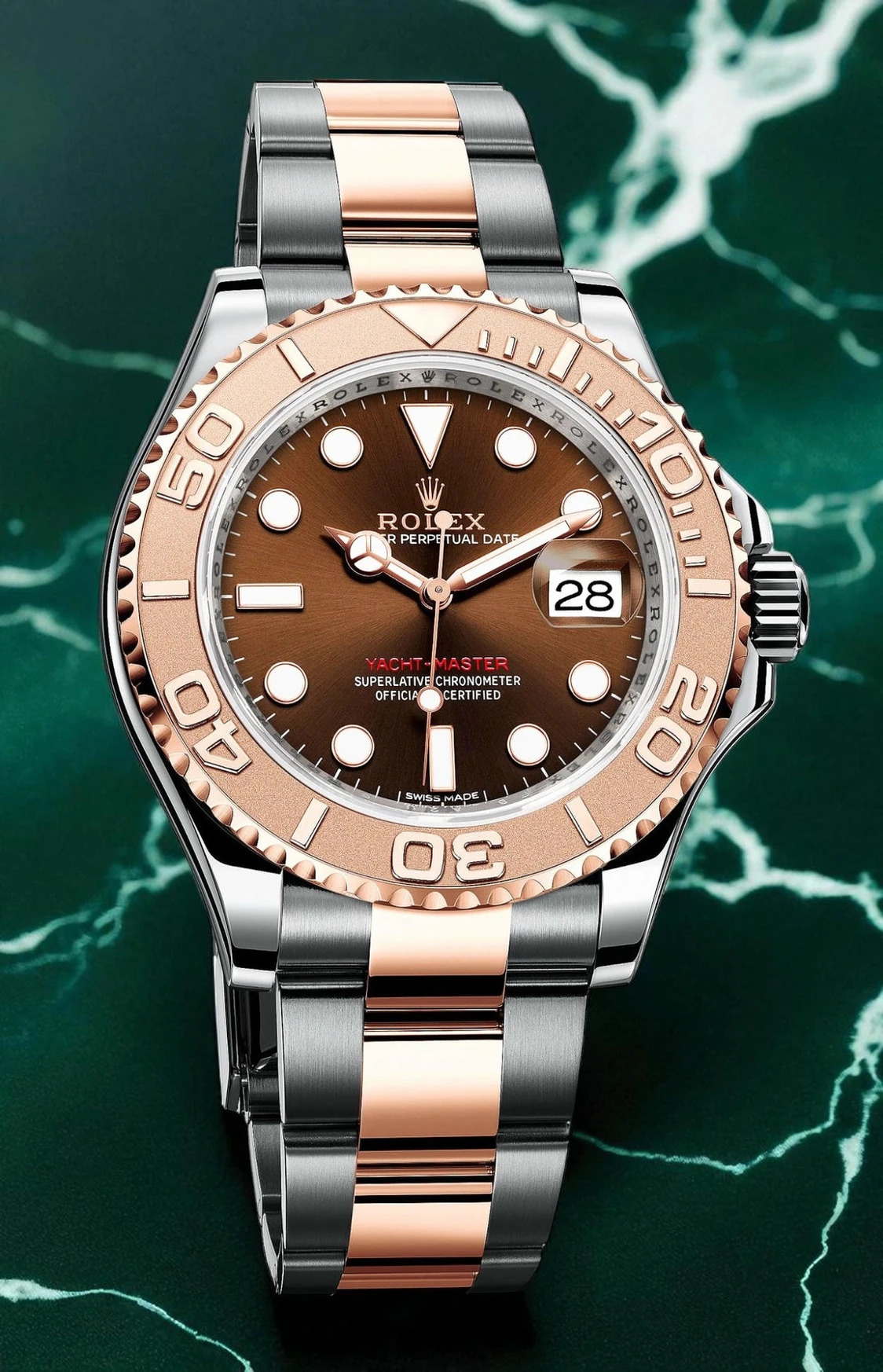 Rolex Yacht Master Twotone Brown Dial Watch Pakistan