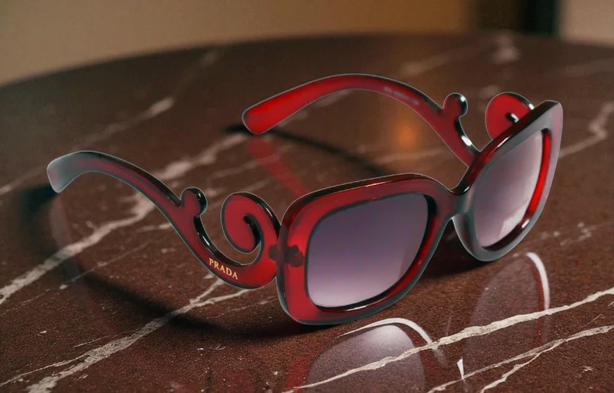 Prada Baroque Sunglasses Red Pakistan