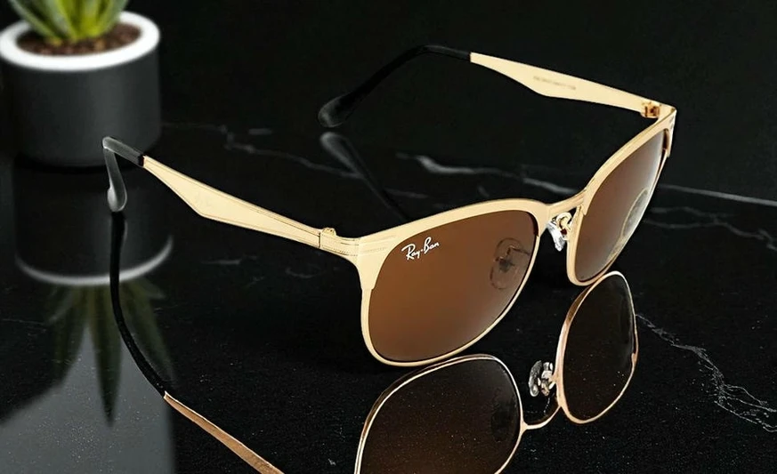 Ray Ban Flat Metal Frame Sunglasses Sunglasses 116 1 Pakistan