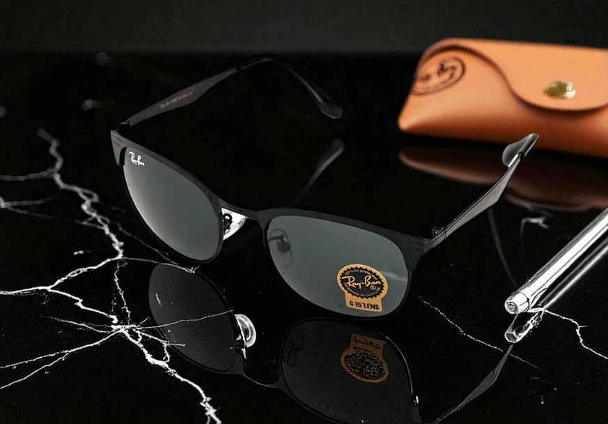 Ray Ban Flat Metal Frame Sunglasses Sunglasses 116 Pakistan
