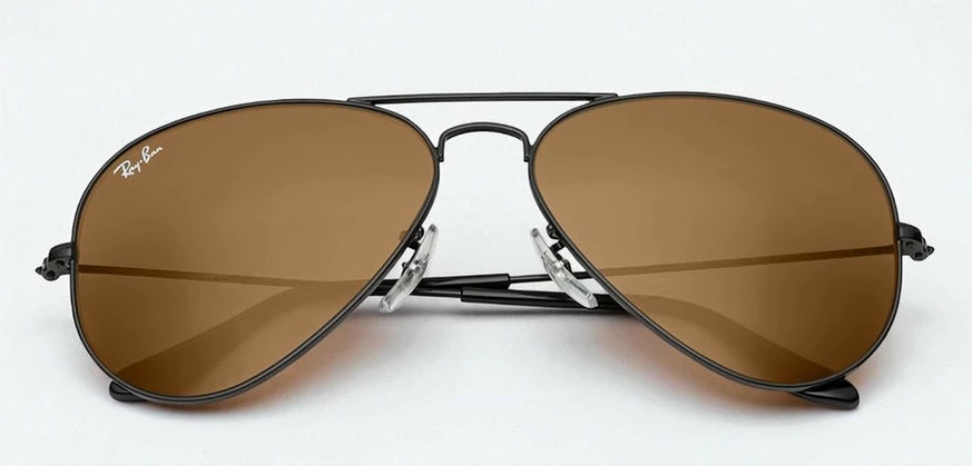 Ray Ban Rb 3025 Size 58 Black Brown R0202 Aviator Sunglasses M 7661 1 Pakistan