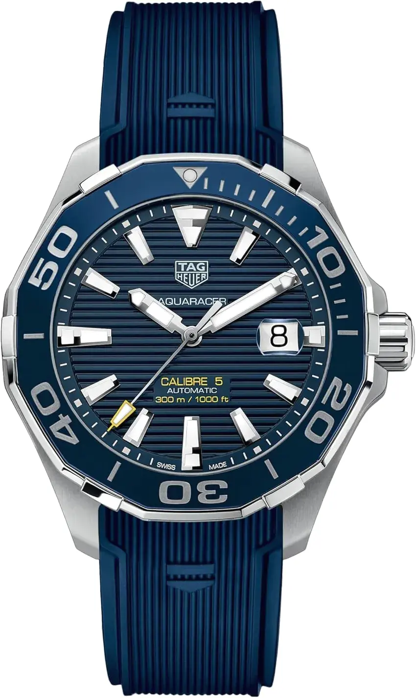 Buy Tag Heuer Aquaracer Blue Rubber Blue Dial Automatic 2026 1783796636 65a8ea8f