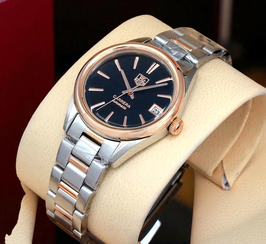 Tag Heuer Carrera Black Dial Two Tone Watch Pakistan 1765832414 Ee22a8e9