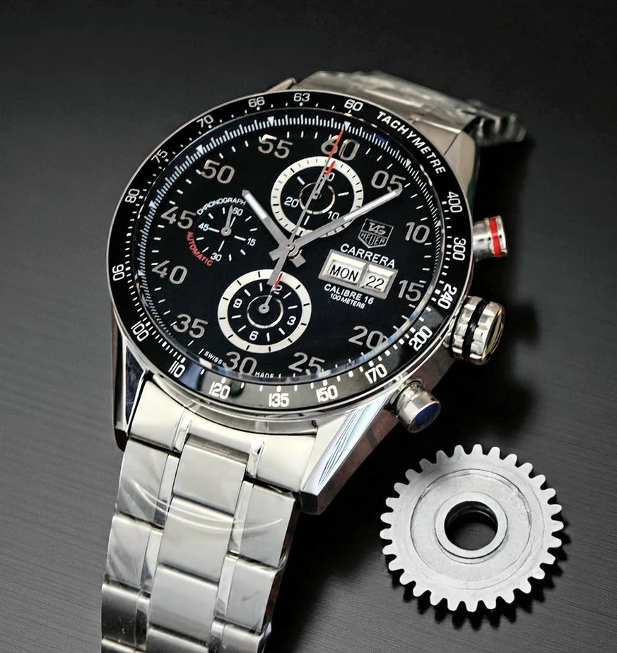 Tag Heuer Carrera Calibre 16 Black Dial Automatic Chronograph Watch Pakistan