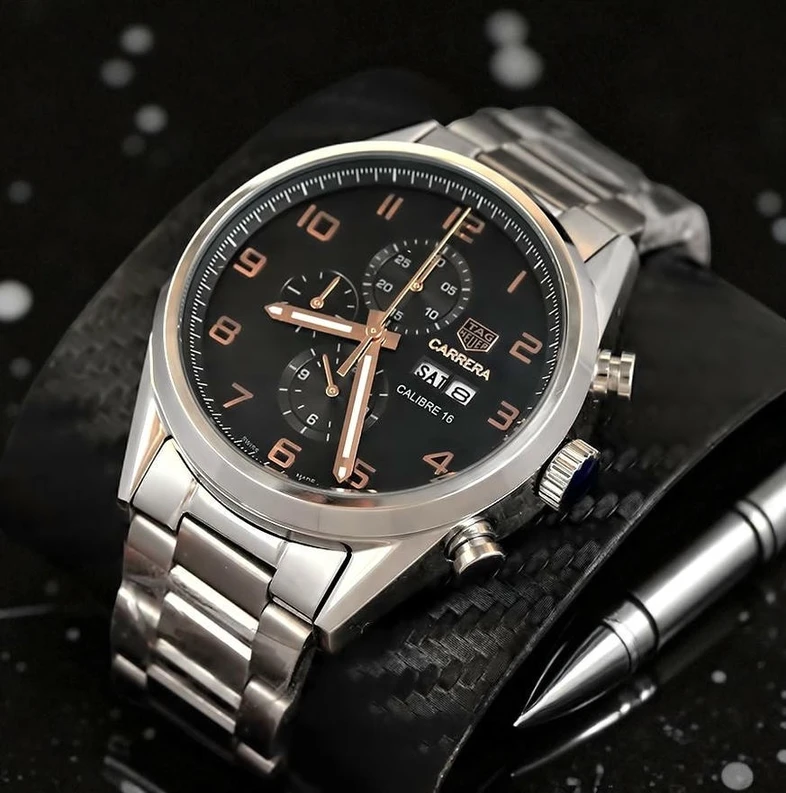 Tag Heuer Carrera Calibre 16 Black Dial Watch Pakistan 1765832418 8c7634c5